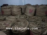 Jute bags packed in roll form and printed